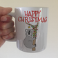 Koala Christmas Mug - Wildlife Lover Xmas Gift - Funny Animal Xmas Gift