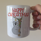 Koala Christmas Mug - Wildlife Lover Xmas Gift - Funny Animal Xmas Gift