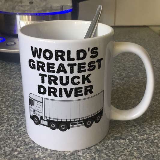 Funny Lorry Driver Mug - World's Greatest Truck Driver - Delivery Driver Gift