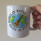 Mandolin Mug - Mandolin Makes The World Go Round - Gift For Mandolinist - Mandolin Teacher Mug