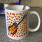 Autumn Mandolin Mug (Leaves) - Mandolinist Gift - Folk Musician Gift For Fall or Thanksgiving