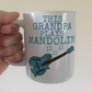 Mandolin Father's Day Mug - This Grandpa Plays Mandolin - Mandolinist Folk Musician Gift