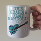 Mandolin Father's Day Mug - This Grandpa Plays Mandolin - Mandolinist Folk Musician Gift