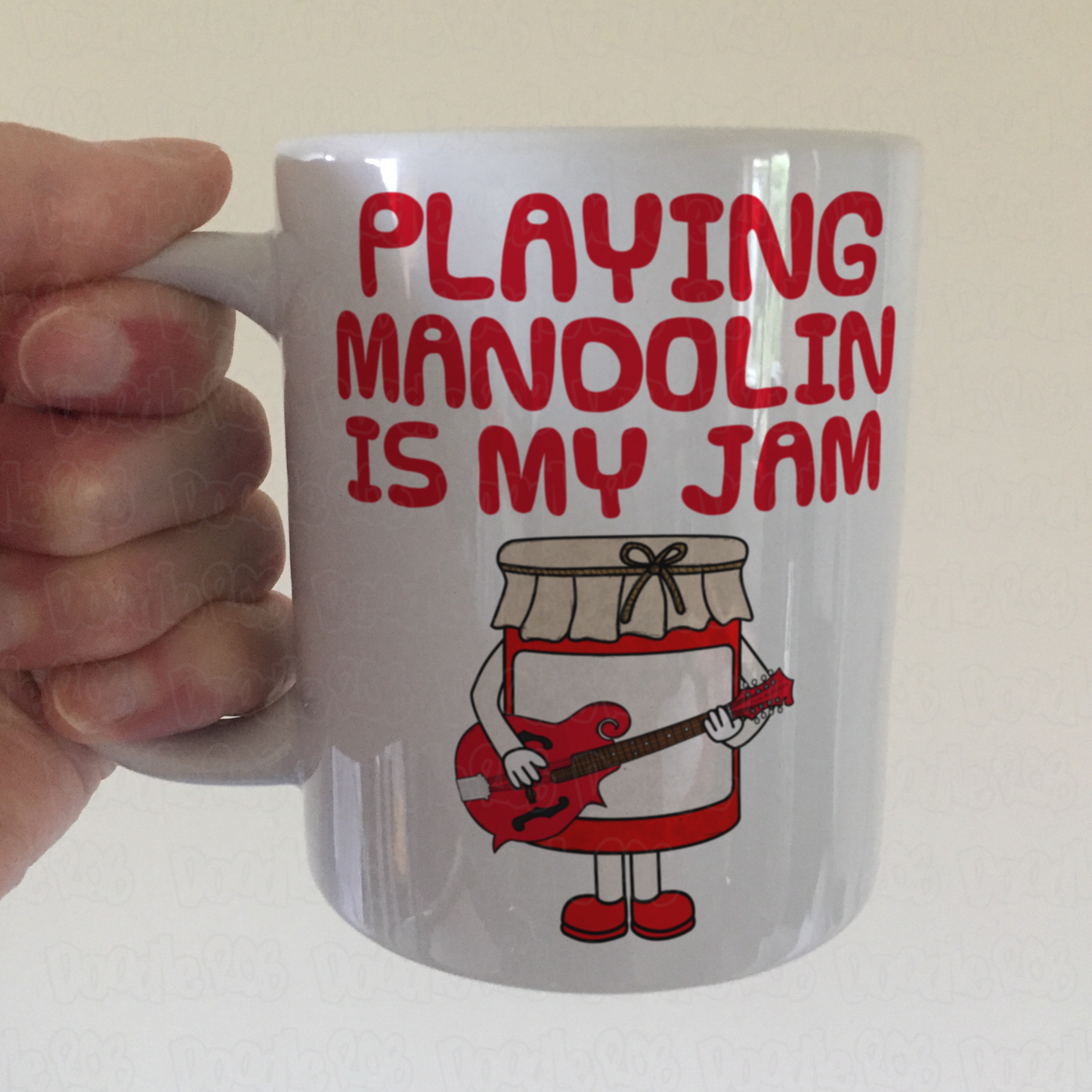 Funny Mandolin Mug - Playing Mandolin Is My Jam - Gift For Mandolinist - Music Teacher Mug