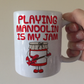 Funny Mandolin Mug - Playing Mandolin Is My Jam - Gift For Mandolinist - Music Teacher Mug