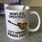 Left Handed Mandolin Mug - World's Greatest Left-Handed Mandolin Player - Funny Gift For Mandolinist