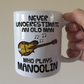 Funny Mandolin Mug - Never Underestimate An Old Man Who Plays Mandolin - Mandolinist Folk Musician Gift For Him
