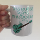 Nurse Mandolin Mug - This Nurse Plays Mandolin - Mandolinist Gift For Nurse