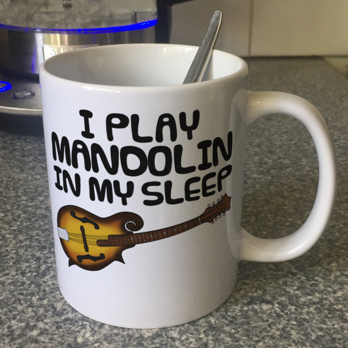 Funny Mandolin Mug - I Play Mandolin In My Sleep - Mandolinist Folk Musician Gift
