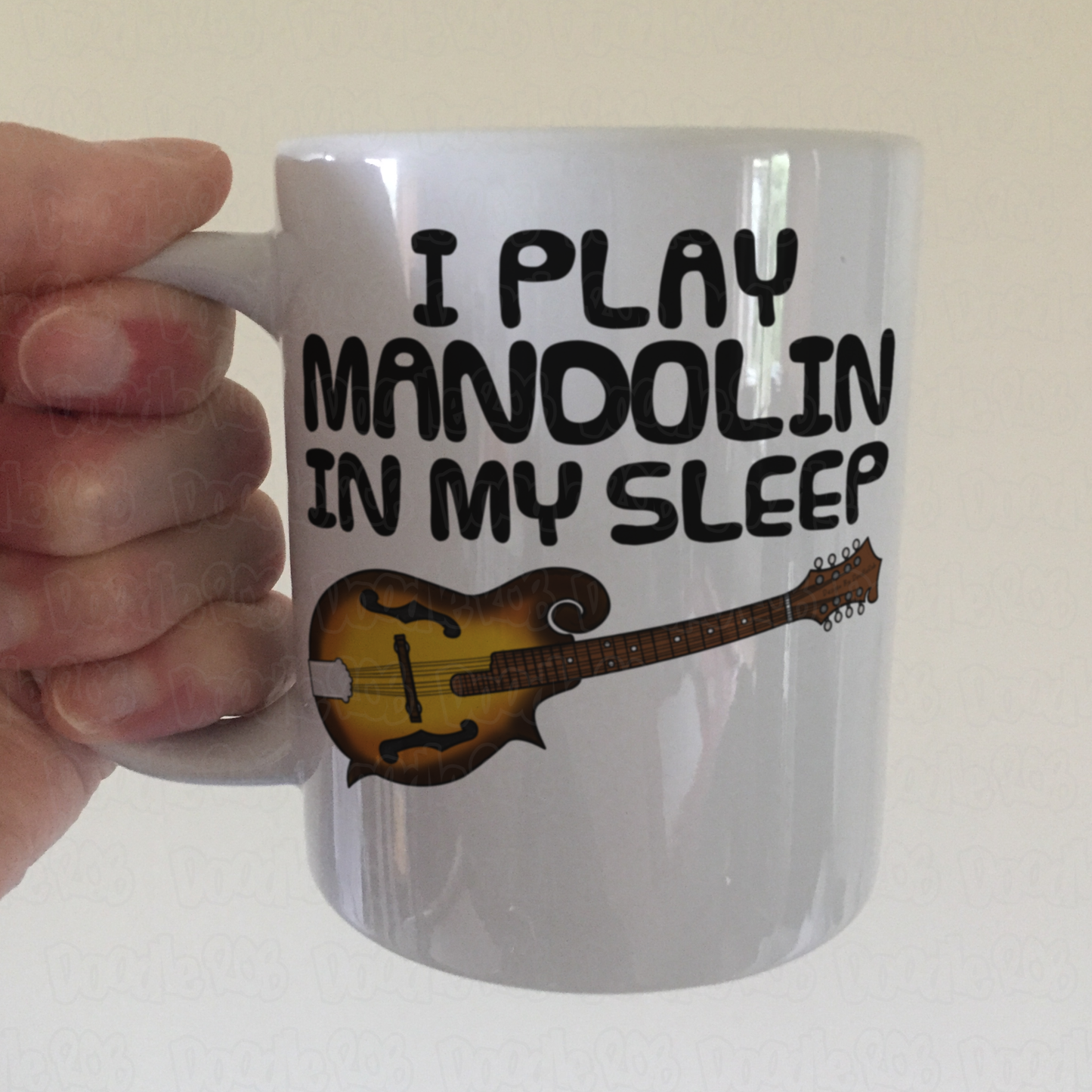 Funny Mandolin Mug - I Play Mandolin In My Sleep - Mandolinist Folk Musician Gift