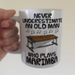 Funny Marimba Mug - Never Underestimate An Old Man Who Plays Marimba - Percussionist Musician Gift For Him