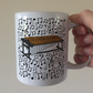 Marimba Musical Notes Mug - Gift For Percussionist - Percussion Teacher Mug - Orchestral Musician Gift