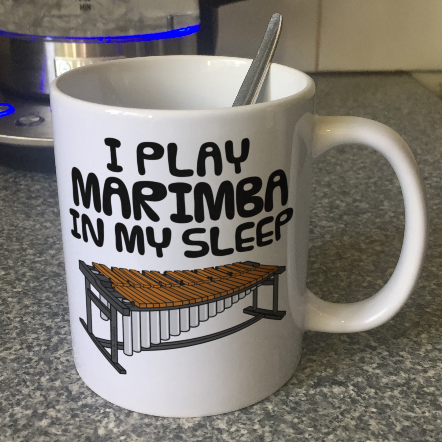Funny Marimba Mug - I Play Marimba In My Sleep - Percussionist Musician Gift