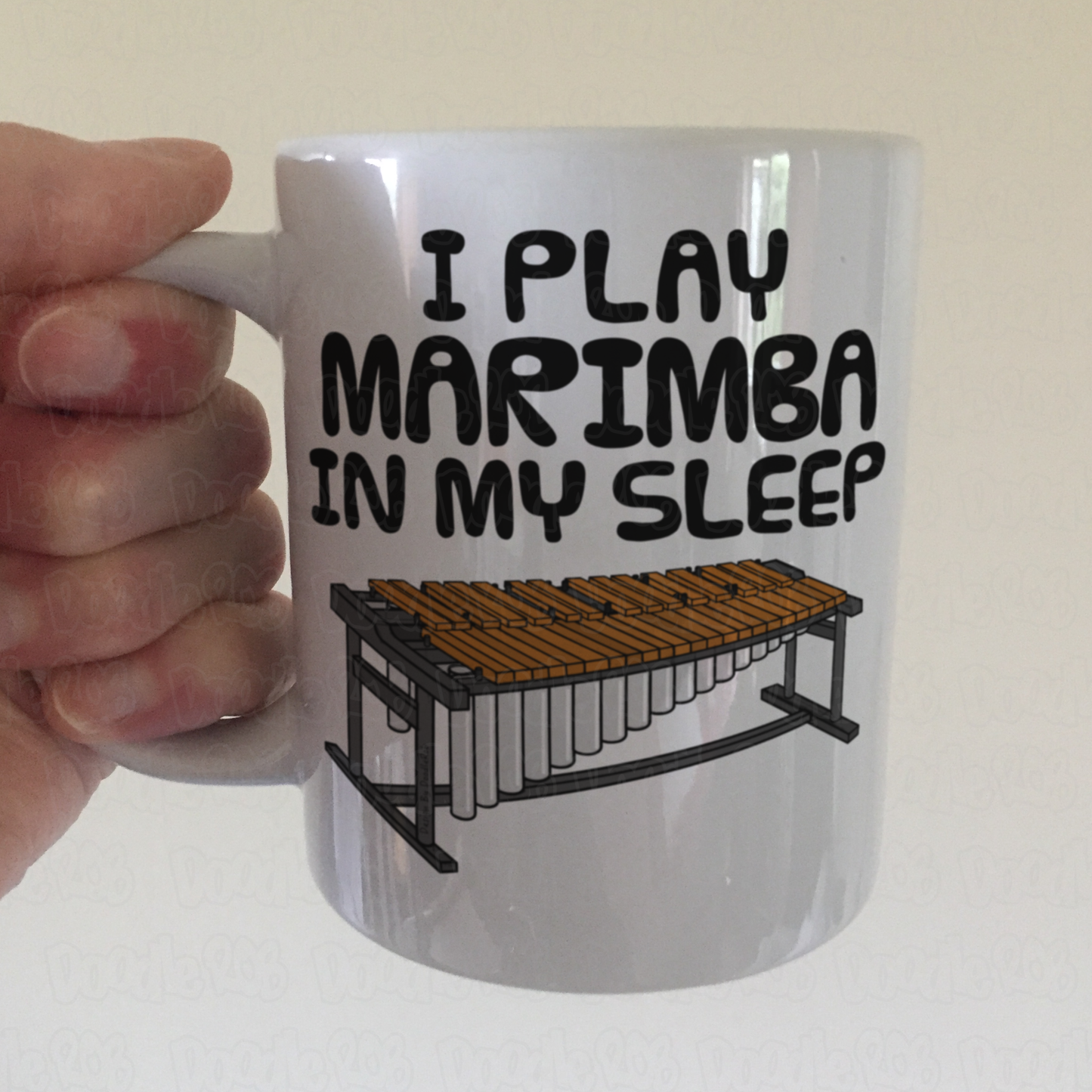 Funny Marimba Mug - I Play Marimba In My Sleep - Percussionist Musician Gift