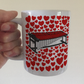 Marimba With Hearts Mug - Gift For Percussionist - Musician Valentines Anniversary Gift