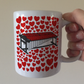 Marimba With Hearts Mug - Gift For Percussionist - Musician Valentines Anniversary Gift