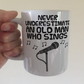 Funny Singer Mug - Never Underestimate An Old Man Who Sings - Vocalist Musician Gift For Him