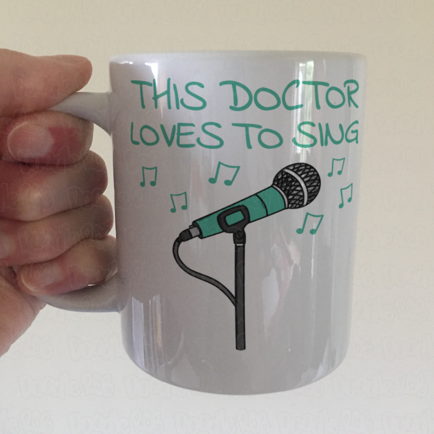 Doctor Singer Mug - This Doctor Loves To Sing - Musician Gift For Doctor