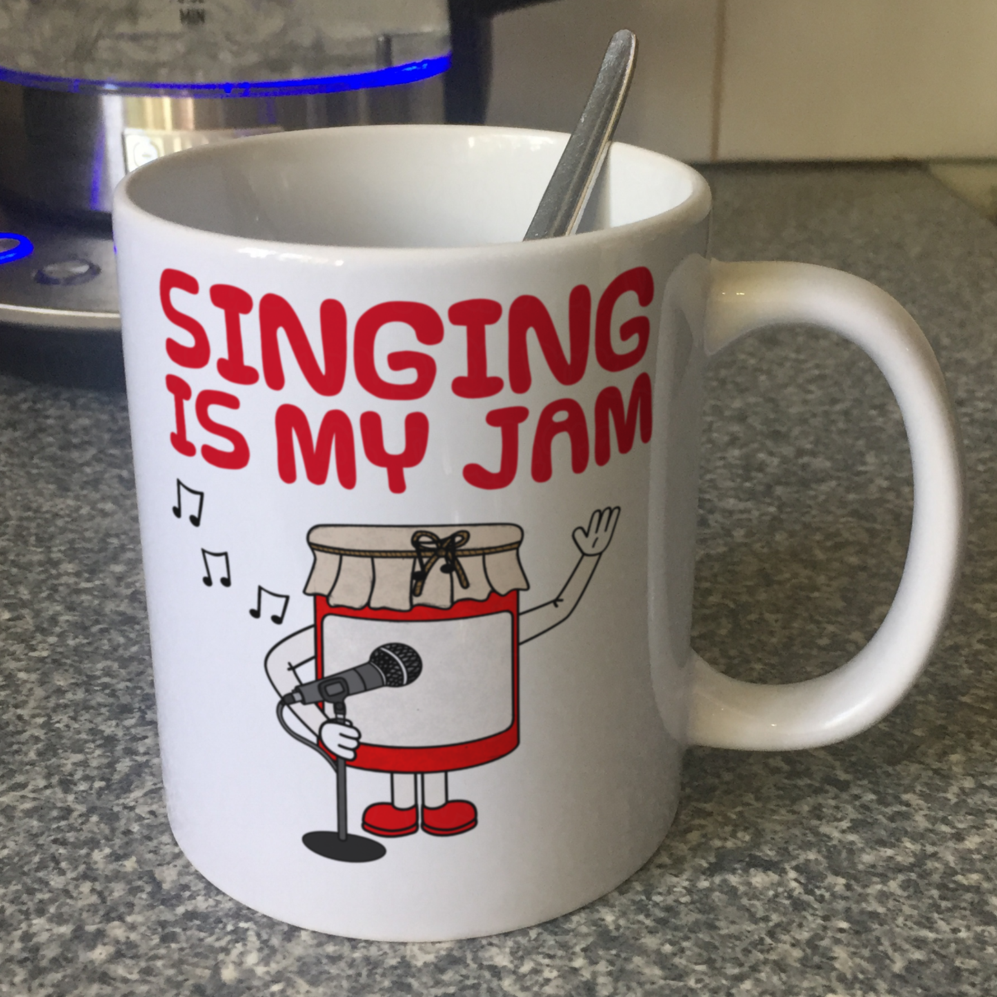 Funny Singer Mug - Singing Is My Jam - Gift For Vocalist - Music Teacher Gift