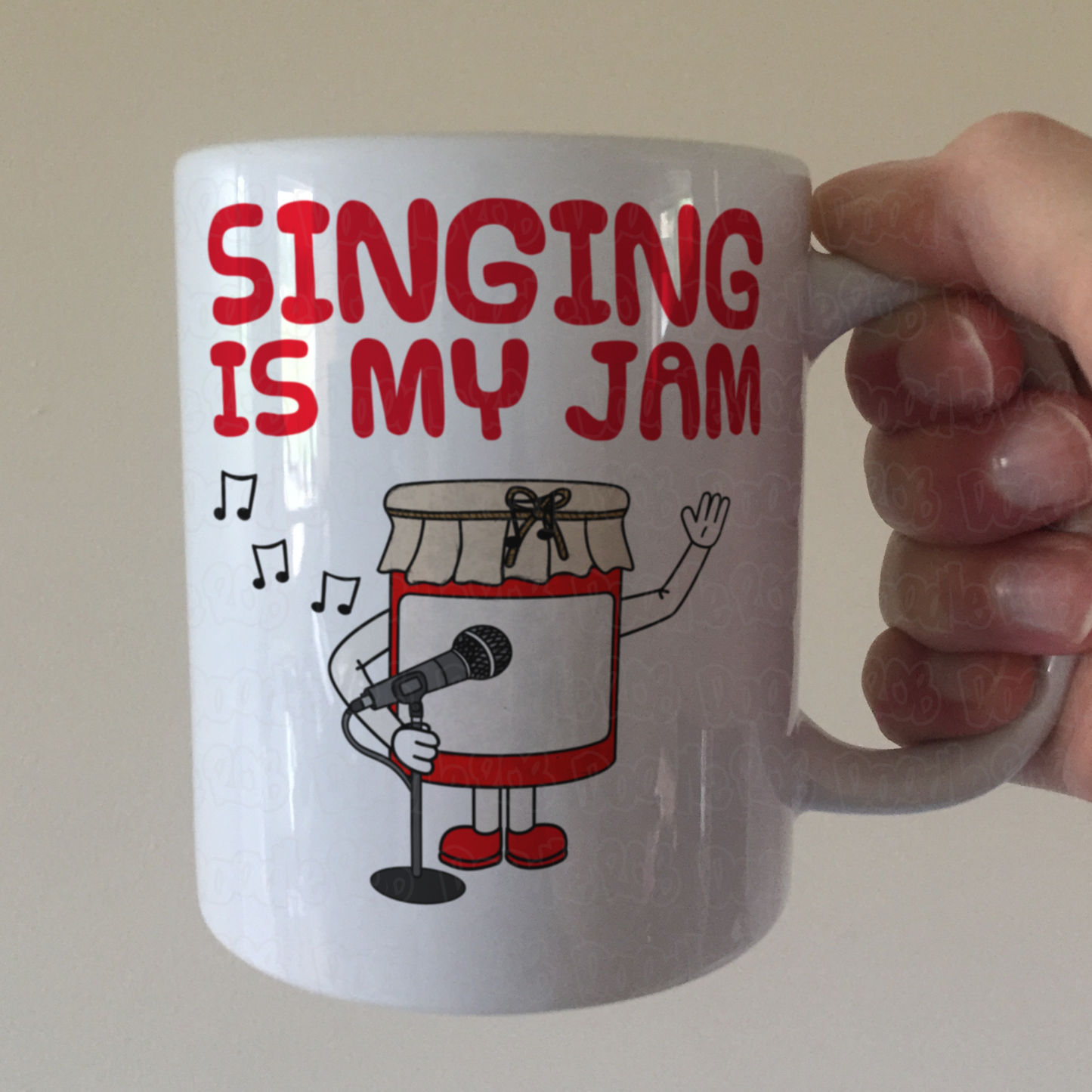 Funny Singer Mug - Singing Is My Jam - Gift For Vocalist - Music Teacher Gift