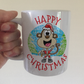 Monkey Christmas Mug - Wildlife Lover Xmas Gift - Funny Animal Xmas Gift