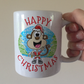Monkey Christmas Mug - Wildlife Lover Xmas Gift - Funny Animal Xmas Gift