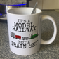 Funny Steam Train Mug - It's A Model Railway Not A Train Set - Gift For Rail Enthusiast