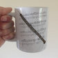 Oboe Music Notation Mug (Colour) - Gift For Oboist - Woodwind Musician Gift