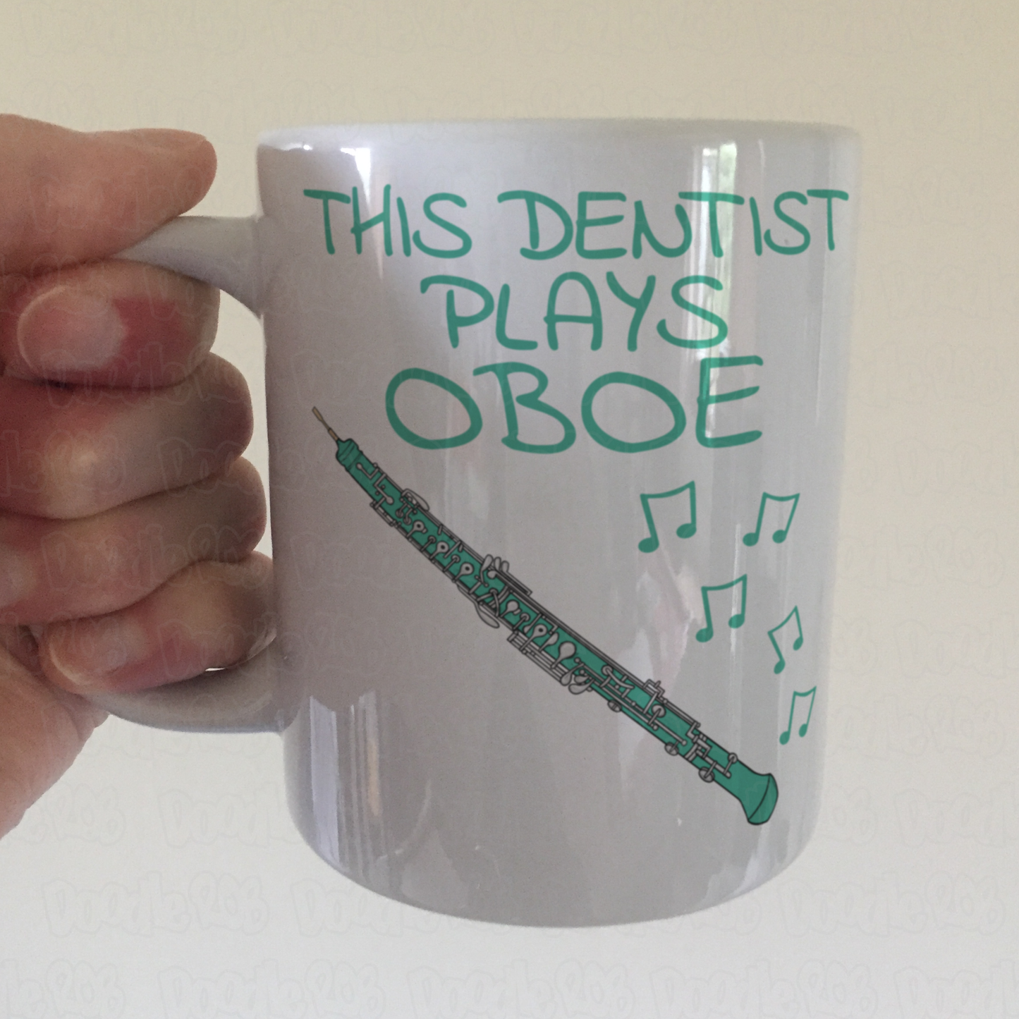 Dentist Oboe Mug - This Dentist Plays Oboe - Oboist Gift For Dentist