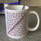 Oboe Floral Mug (Pink Flowers) - Female Oboist - Woodwind Musician Gift For Girl