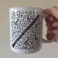 Oboe Musical Notes Mug - Gift For Oboist - Woodwind Musician Orchestra Gift