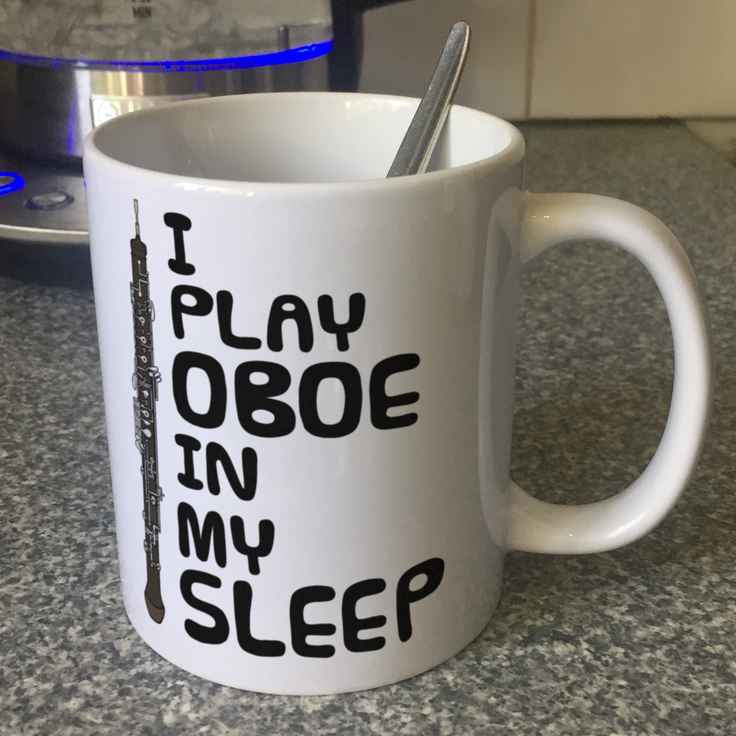 Funny Oboe Mug - I Play Oboe In My Sleep - Oboist Woodwind Musician Gift
