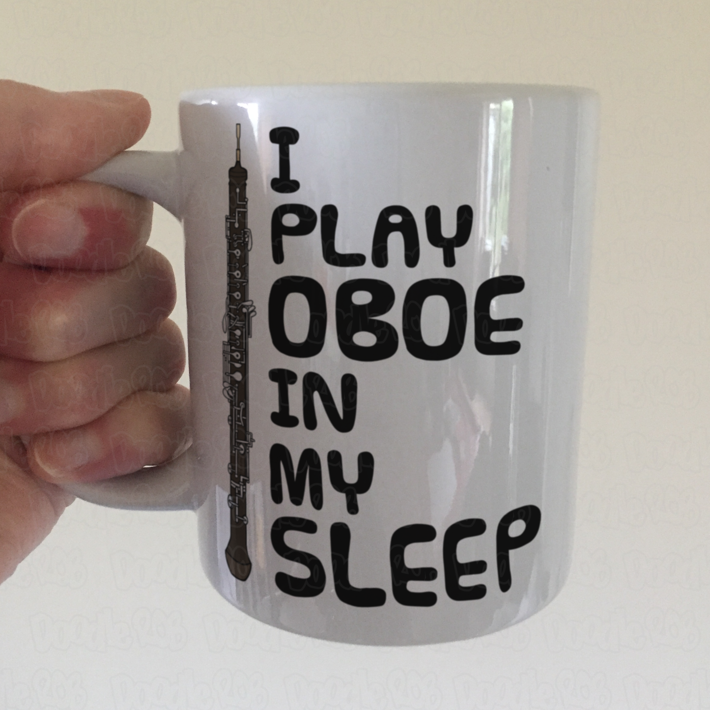 Funny Oboe Mug - I Play Oboe In My Sleep - Oboist Woodwind Musician Gift