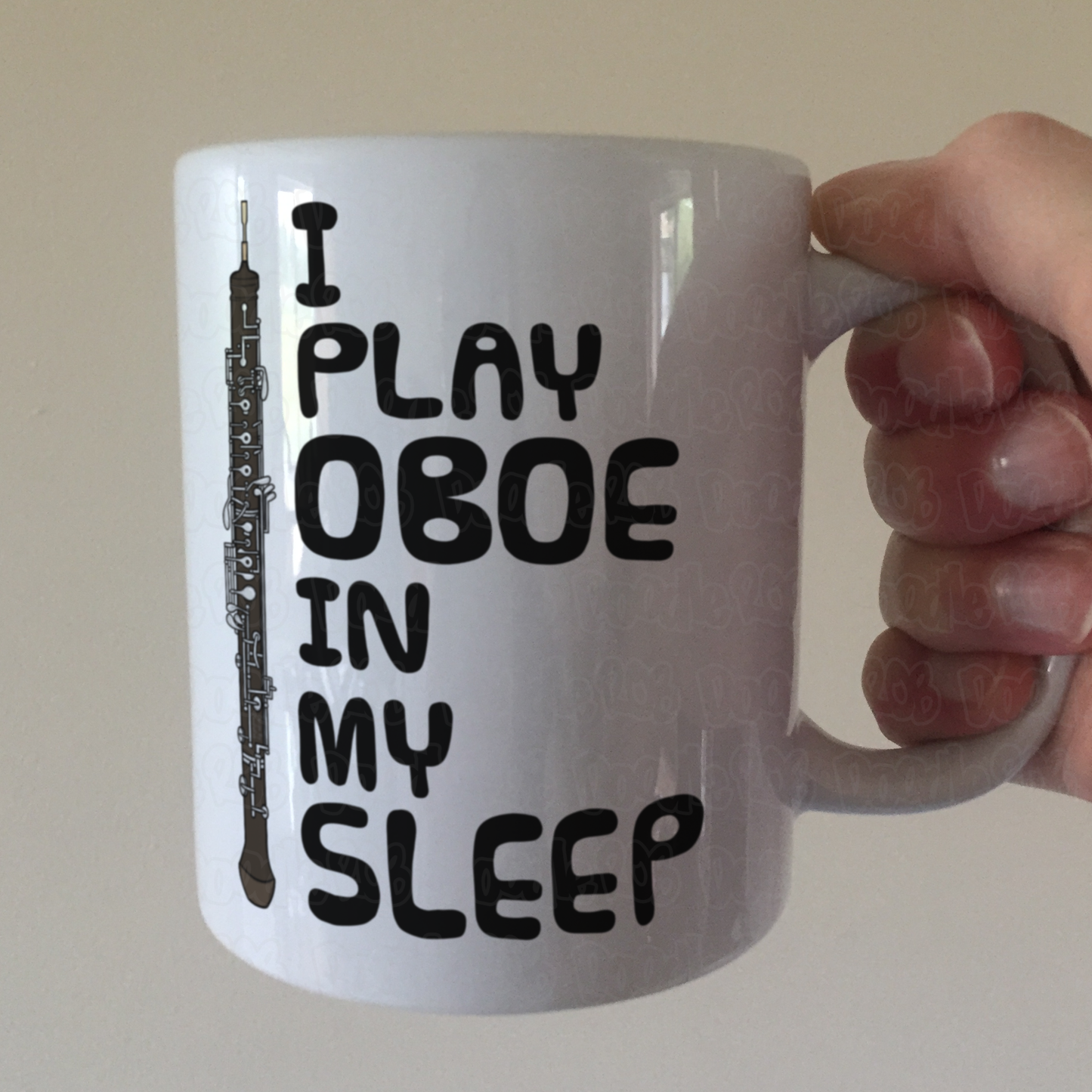 Funny Oboe Mug - I Play Oboe In My Sleep - Oboist Woodwind Musician Gift