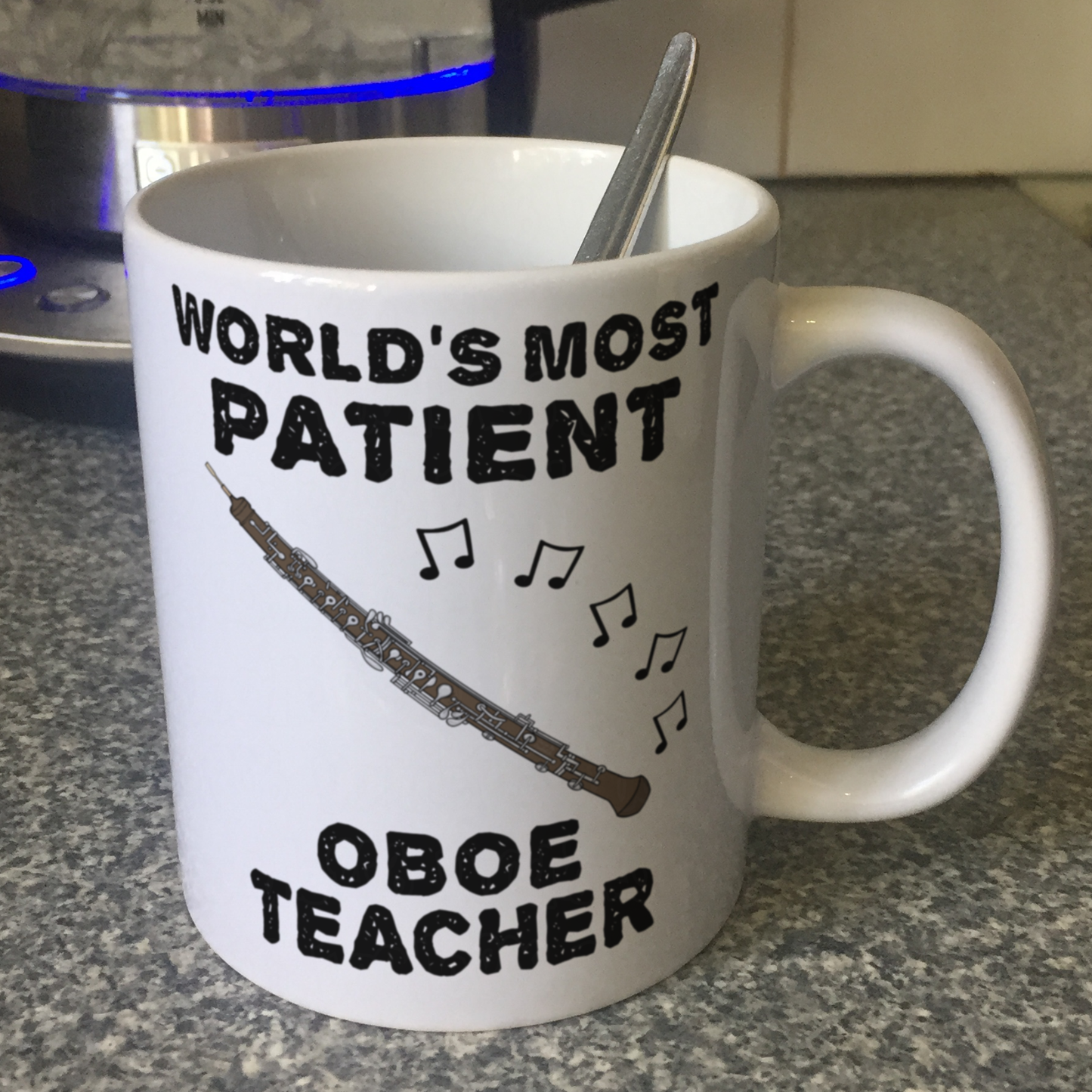 Funny Oboe Teacher Mug - World's Most Patient Oboe Teacher - Woodwind Teacher Gift