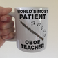 Funny Oboe Teacher Mug - World's Most Patient Oboe Teacher - Woodwind Teacher Gift