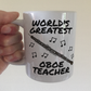 Oboe Teacher Mug - World's Greatest Oboe Teacher - Woodwind Teacher Gift