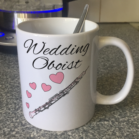Oboe Wedding Mug - Oboist Woodwind Musician Gift