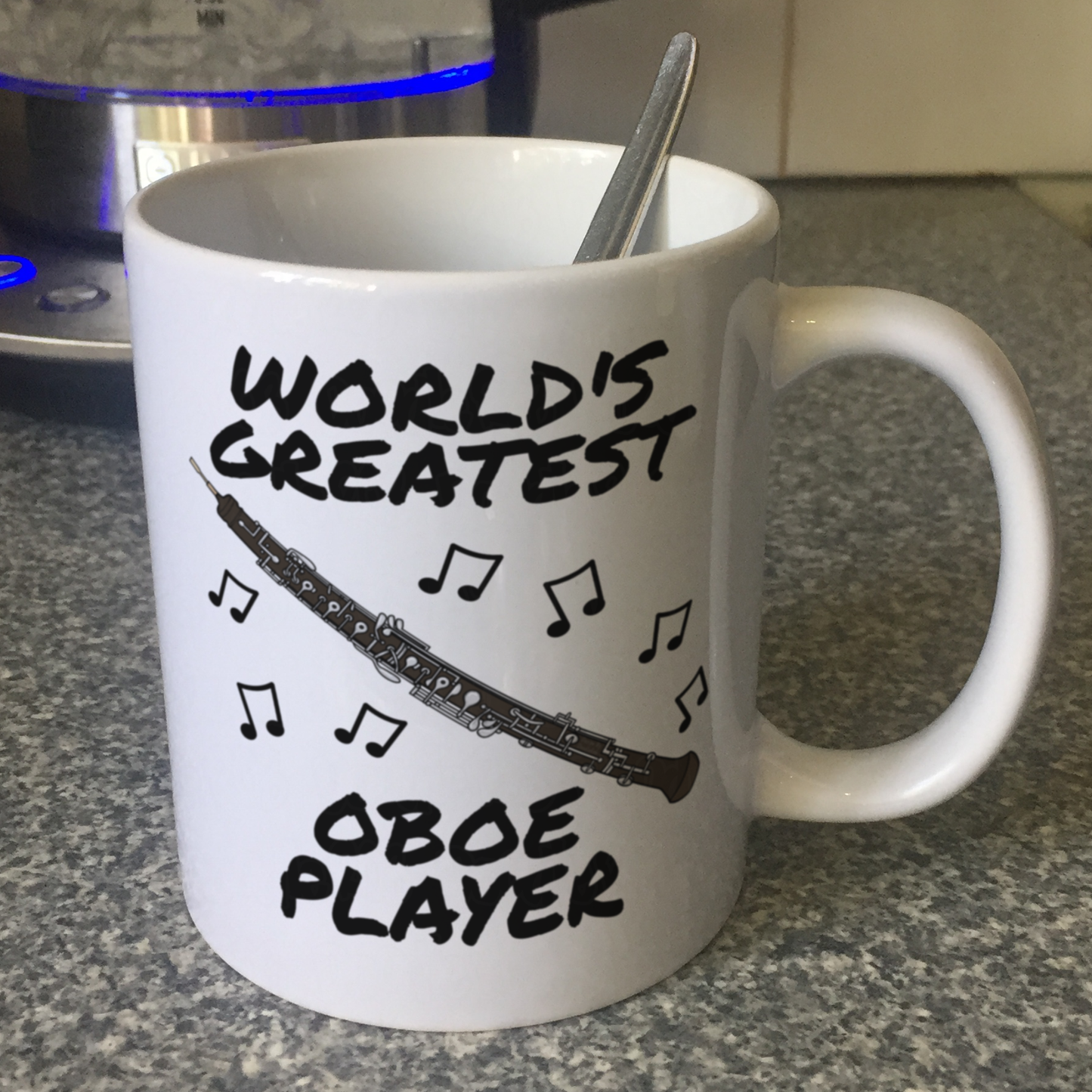 Oboist Mug - World's Greatest Oboe Player - Woodwind Teacher Gift