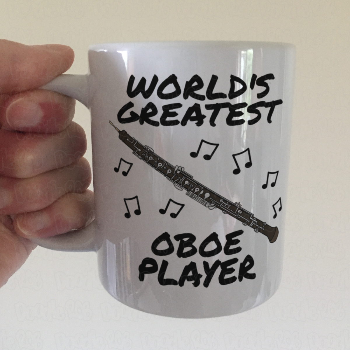 Oboist Mug - World's Greatest Oboe Player - Woodwind Teacher Gift