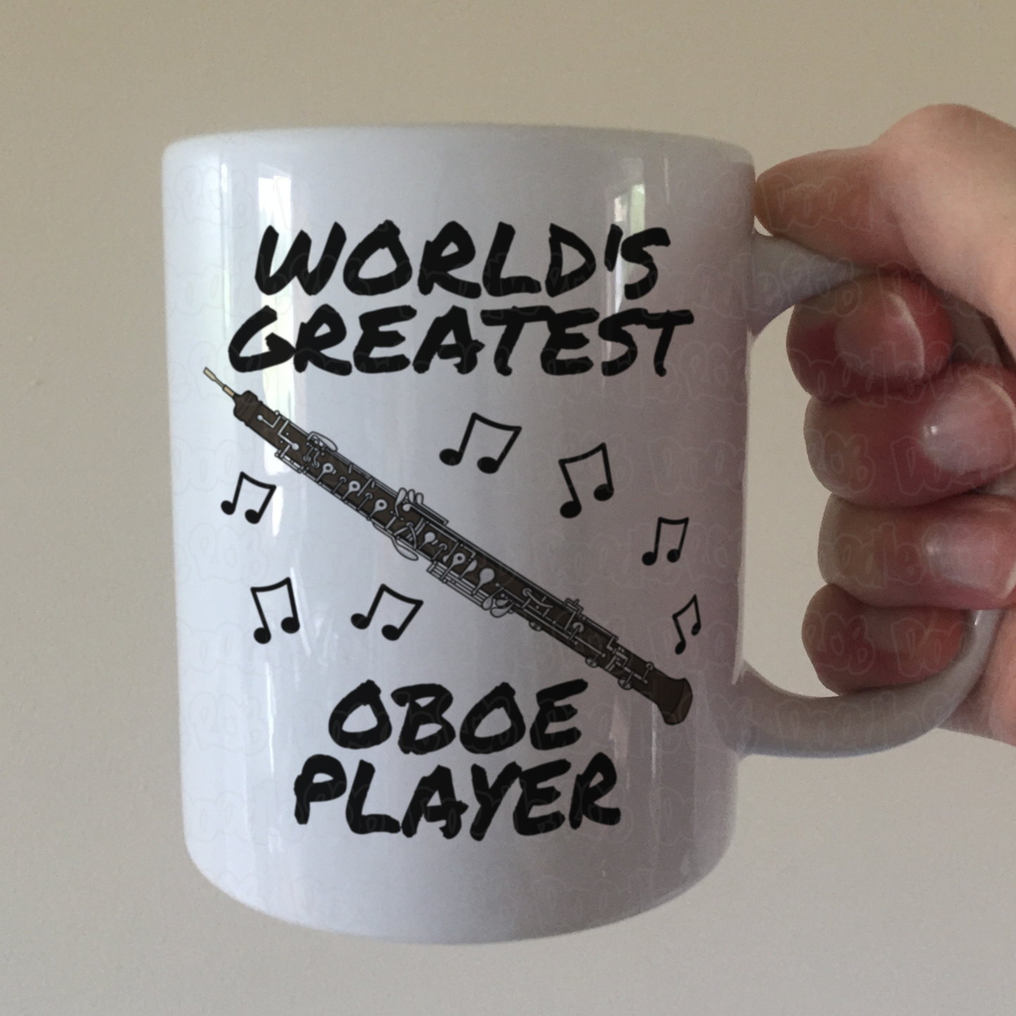 Oboist Mug - World's Greatest Oboe Player - Woodwind Teacher Gift