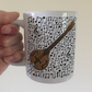 Octave Mandolin Musical Notes Mug - Mandolinist Gift - Folk Musician Mug