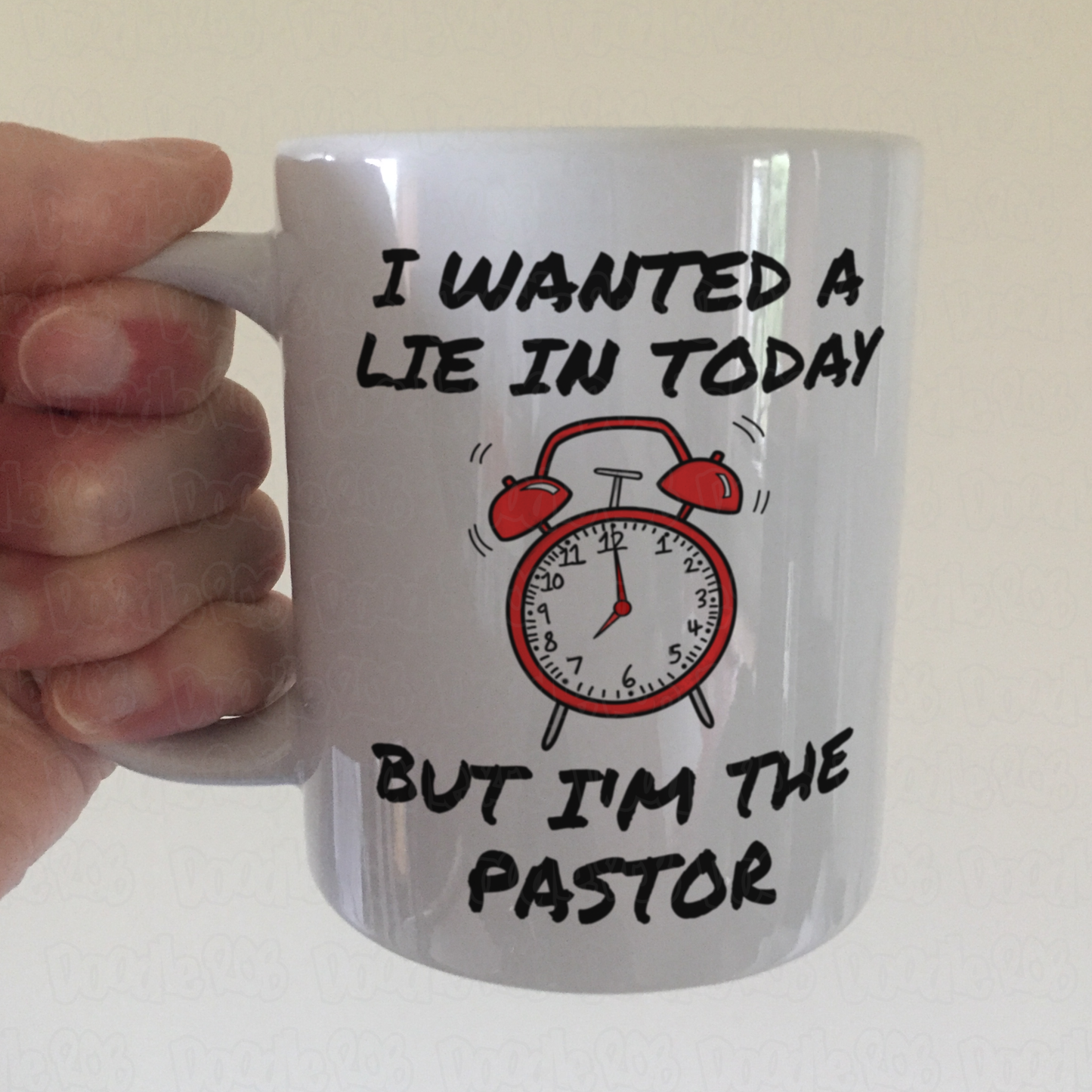 Church Pastor Mug - I Wanted A Lie In Today But I'm The Pastor - Funny Christian Gift