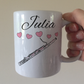 Bassoon Wedding Personalised Mug - Wedding Bassoonist - Woodwind Musician Custom Gift