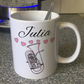 Euphonium Wedding Personalised Mug - Brass Musician Custom Gift