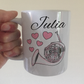 French Horn Wedding Personalised Mug - Brass Musician Custom Gift