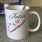 Oboe Wedding Personalised Mug - Oboist Woodwind Musician Custom Gift