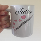 Oboe Wedding Personalised Mug - Oboist Woodwind Musician Custom Gift