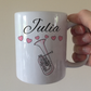 Tenor Horn Wedding Personalised Mug - Brass Musician Custom Gift