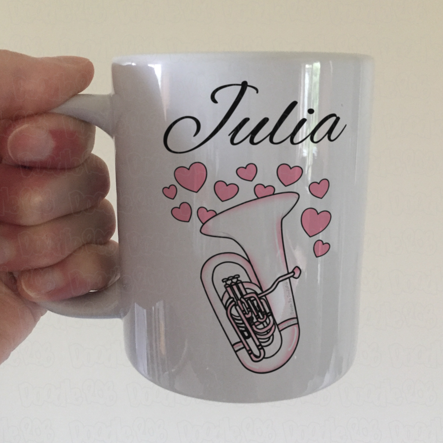 Tuba Wedding Personalised Mug - Tubaist Brass Musician Custom Gift